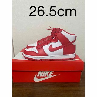 ナイキ(NIKE)のNIKE Dunk High University Red ユニバーシティ(スニーカー)