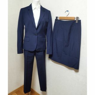 スーツカンパニー(THE SUIT COMPANY)の40高級REDA生地ザスーツカンパニー ネイビーパンツスーツセットアップビジネス(スーツ)