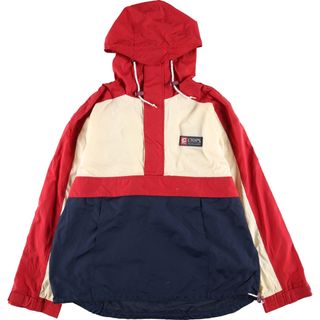 ラルフローレン(Ralph Lauren)の古着 90年代 ラルフローレン Ralph Lauren CHAPS チャップス バックプリント アノラックパーカー メンズL ヴィンテージ /eaa414695(ナイロンジャケット)