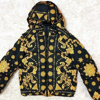 ヴェルサーチ(VERSACE)の極美品　ヴェルサーチ　VERSACE メンズ　ダウンジャケット　メデューサ　黒(ダウンジャケット)