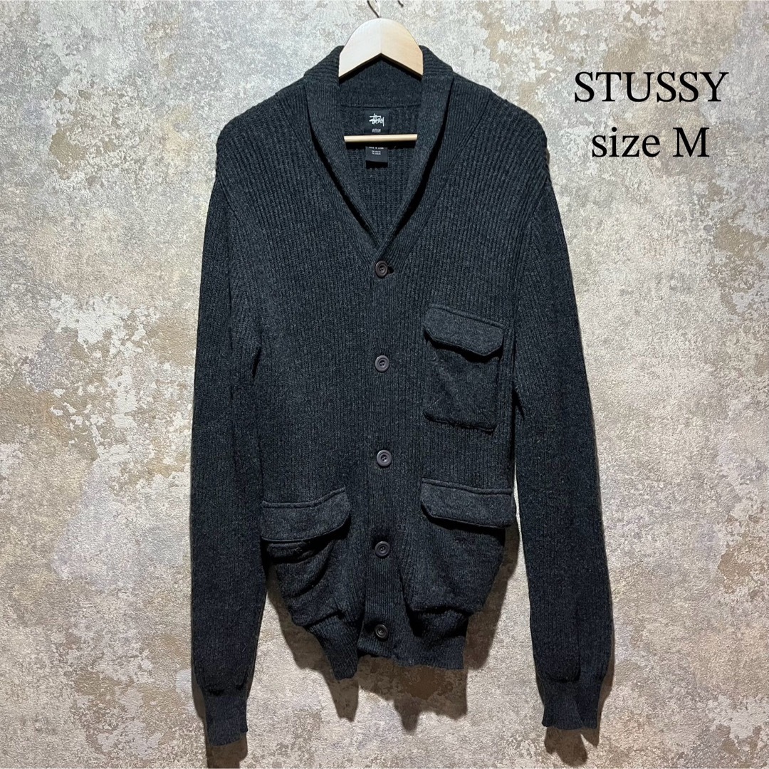 STUSSY ステューシー ニットカーディガン STUSSY ステューシー ニットカーディガン