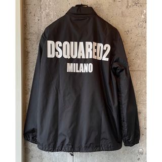 ディースクエアード(DSQUARED2)のDSQUARED2 ディースクエアード コーチジャケット ブラック 46(ナイロンジャケット)