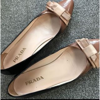 プラダ(PRADA)のPRADA フラットシューズ　パンプス　22cm (ハイヒール/パンプス)