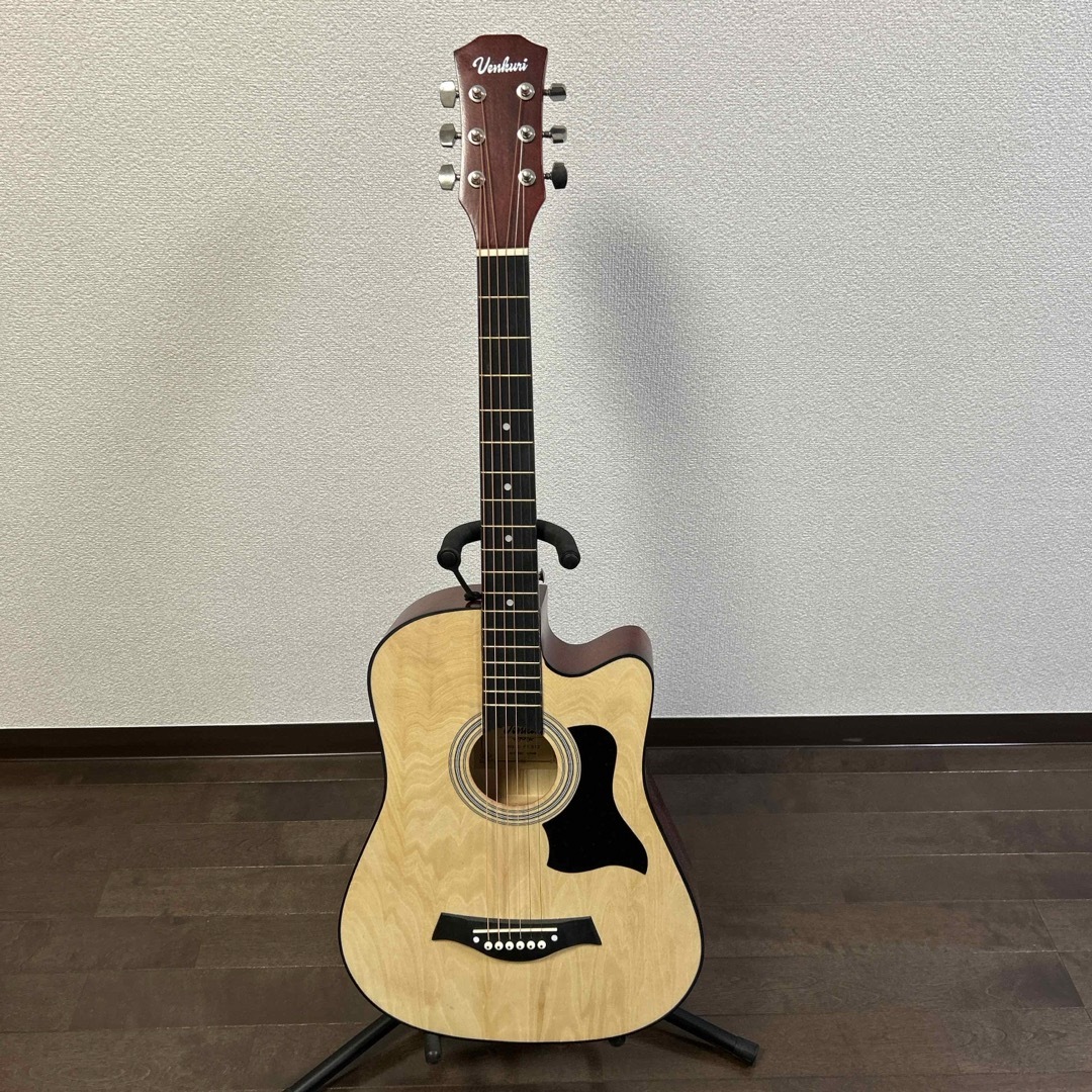 ギター　スタンドケース付き 楽器のギター(アコースティックギター)の商品写真