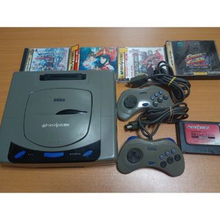 セガ(SEGA)の拡張ラムカートリッジ おまけソフト付き セガサターン 本体(家庭用ゲーム機本体)