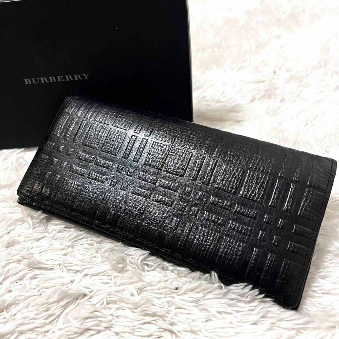 BURBERRY - 美品 バーバリー BURBERRY メンズ レディース 長財布