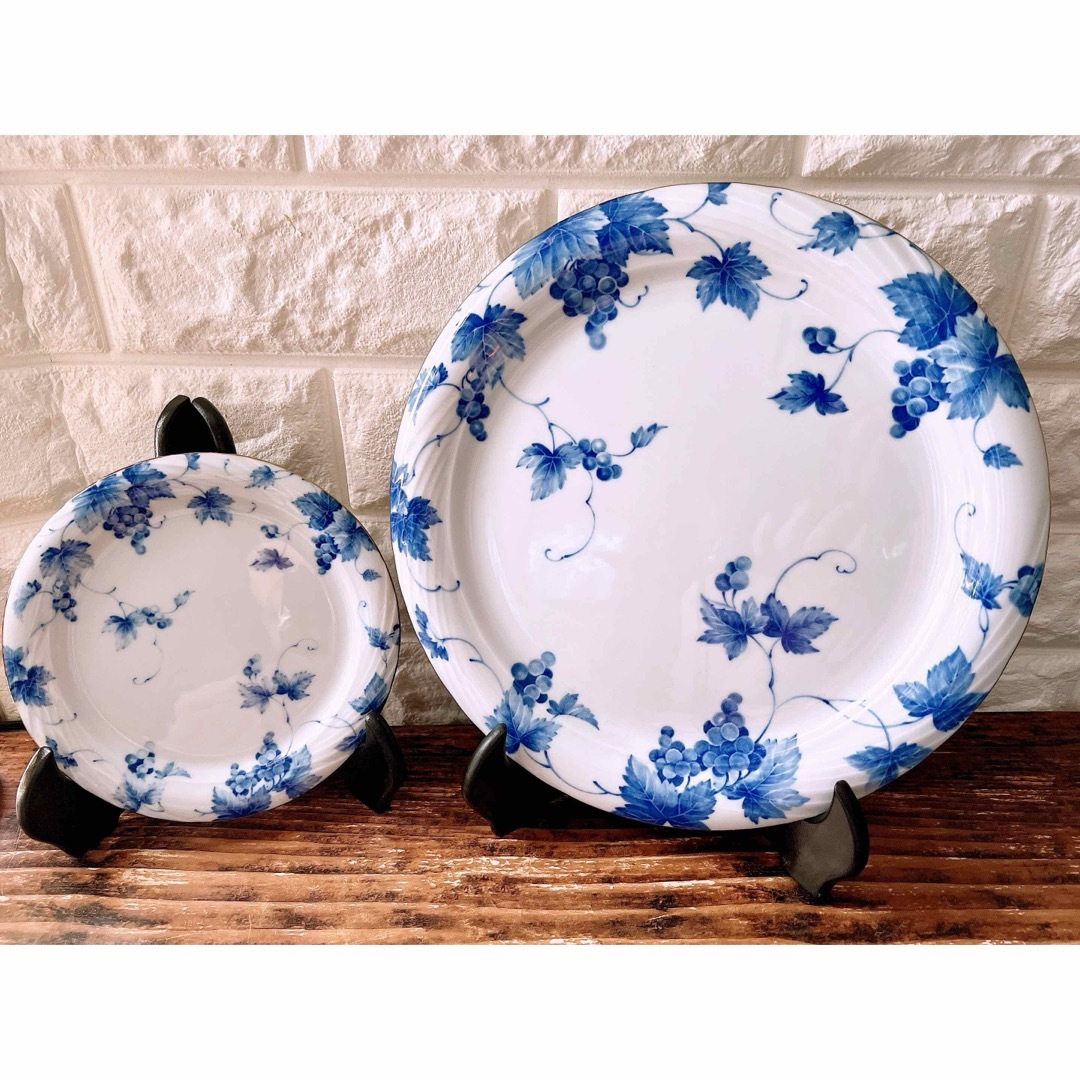 たち吉 - 【Adam&Eve】 アダムアンドイヴ 葡萄ブルー 食器 16 たち吉 - 【Adam&Eve】 アダムアンドイヴ 葡萄ブルー 食器 16