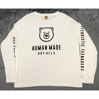 ヒューマンメイド(HUMAN MADE)のhumanmade ベアプリント　ロングtシャツ(Tシャツ/カットソー(七分/長袖))