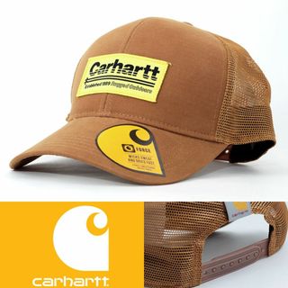 カーハート(carhartt)のメッシュキャップ 帽子 カーハート Carhartt ブラウン 3HJNK-01(キャップ)