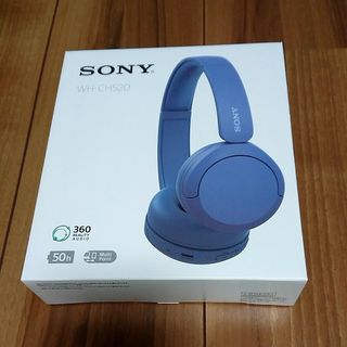 SONY ワイヤレスヘッドホン WH-CH520(L)(ヘッドフォン/イヤフォン)