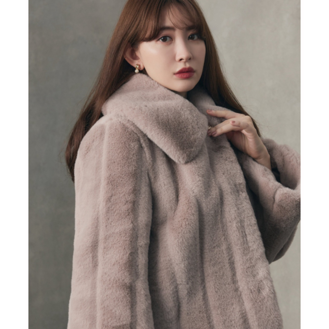 Her lip to(ハーリップトゥ)のHerlipto Winter Love Faux Fur Coat レディースのジャケット/アウター(毛皮/ファーコート)の商品写真