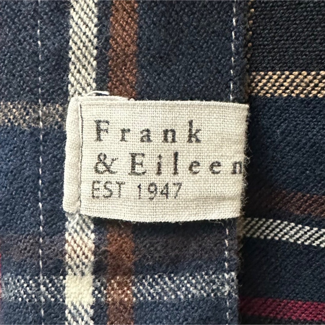 Frank&Eileen(フランクアンドアイリーン)のFrank&Eileen コットン 100％ チェックシャツ ネイビー XXS レディースのトップス(シャツ/ブラウス(長袖/七分))の商品写真