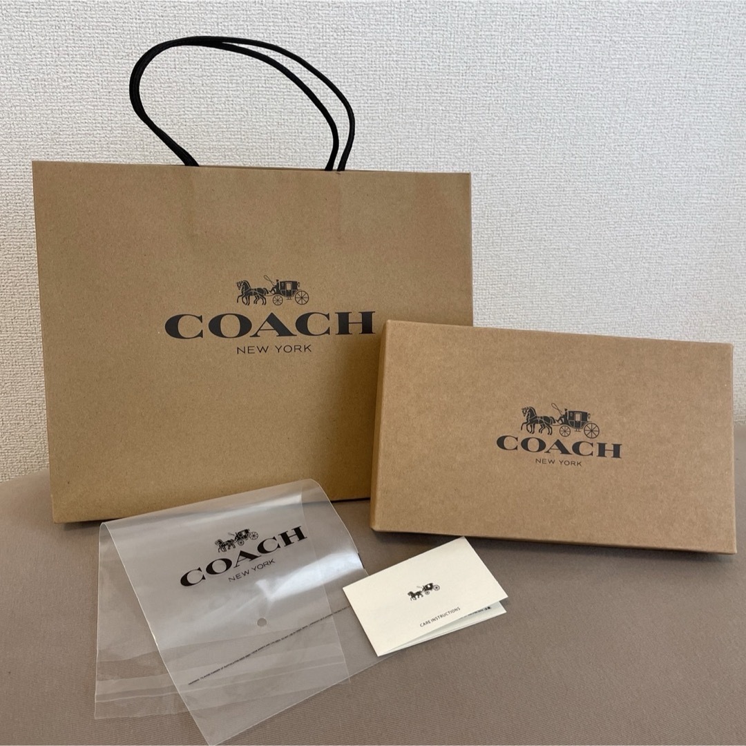 COACH(コーチ)の新品　COACH 長財布　コーチ　長財布　 メンズ シグネチャー ブラック メンズのファッション小物(長財布)の商品写真