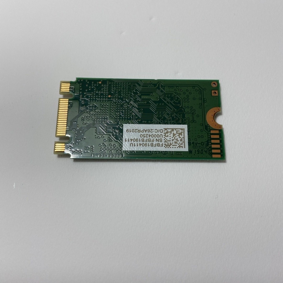 中古M.2　SSD　128GB　UnionMemory スマホ/家電/カメラのPC/タブレット(PCパーツ)の商品写真