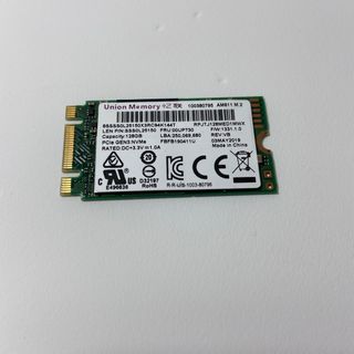 中古M.2　SSD　128GB　UnionMemory(PCパーツ)