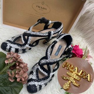 PRADA - 本日大特価☆PRADA サンダル かなり綺麗❣39サイズの通販｜ラクマ