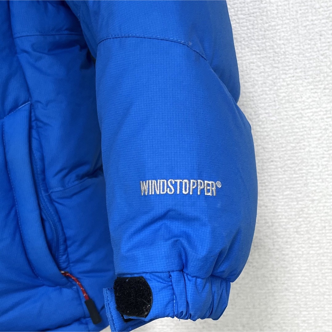 THE NORTH FACE(ザノースフェイス)の人気希少 THE NORTH FACE ダウンジャケット ロゴ刺繍 120サイズ キッズ/ベビー/マタニティのキッズ服男の子用(90cm~)(ジャケット/上着)の商品写真