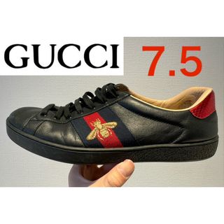 グッチ(Gucci)のGUCCI エース BEE エンブロイダリー ホワイトレザー(スニーカー)