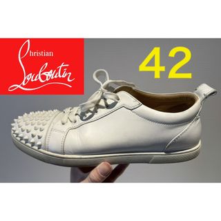 クリスチャンルブタン(Christian Louboutin)のCHRISTIAN LOUBOUTIN ローカット スタッズシューズ(スニーカー)