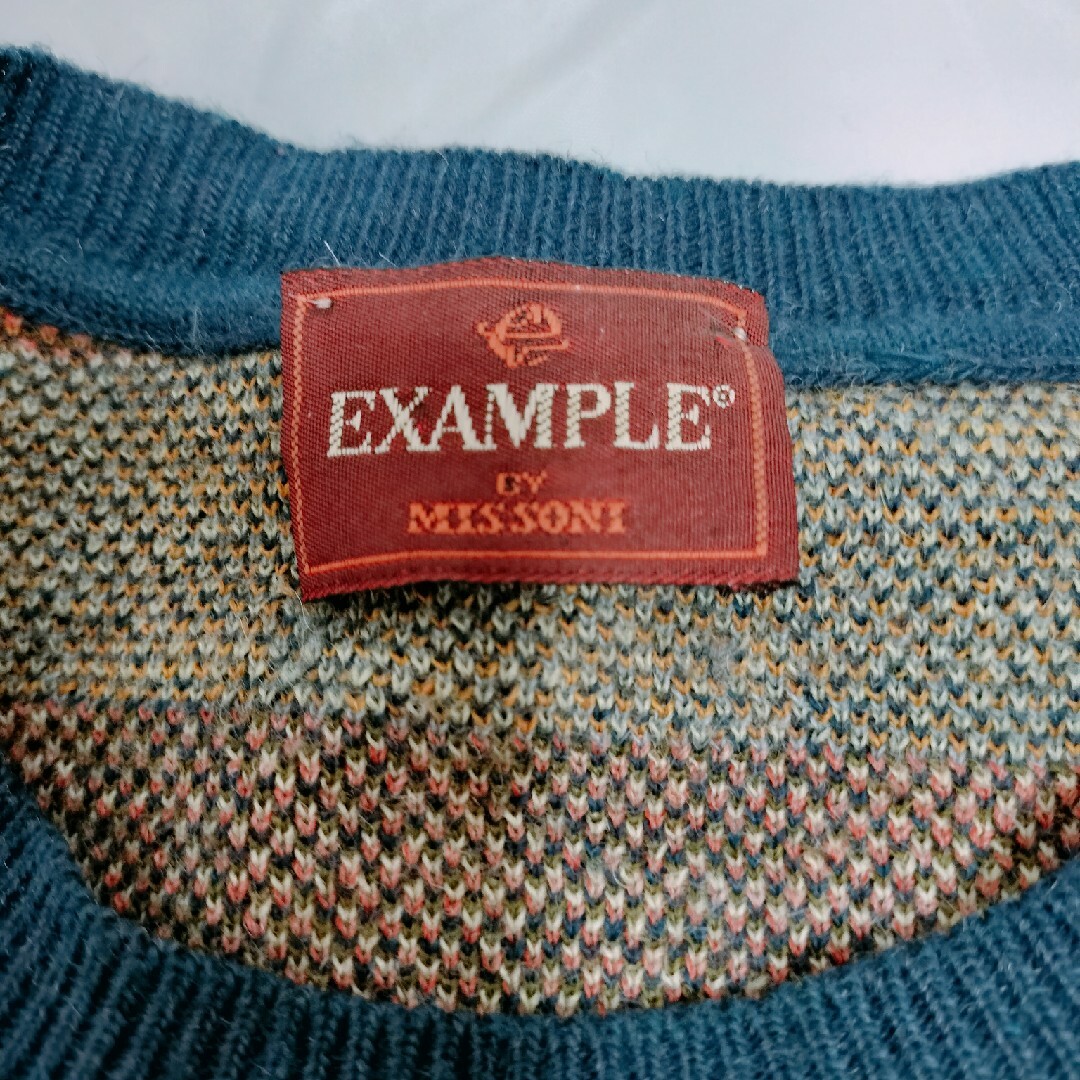 MISSONI(ミッソーニ)のEXAMPLE by MISSONI   アルパカ混　ウールセーター　イタリア製 メンズのトップス(ニット/セーター)の商品写真