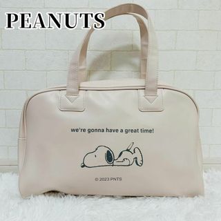 ピーナッツ(PEANUTS)の【美品】PEANUTS スヌーピートートバッグ ハンドバッグ(トートバッグ)