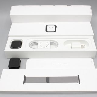 アップルウォッチ(Apple Watch)のApple Watch Series4 40mm GPS+Cellular MTVM2J/A スペースブラックステンレス/スペースブラックミラネーゼループ アップルウォッチ 本体(腕時計(デジタル))