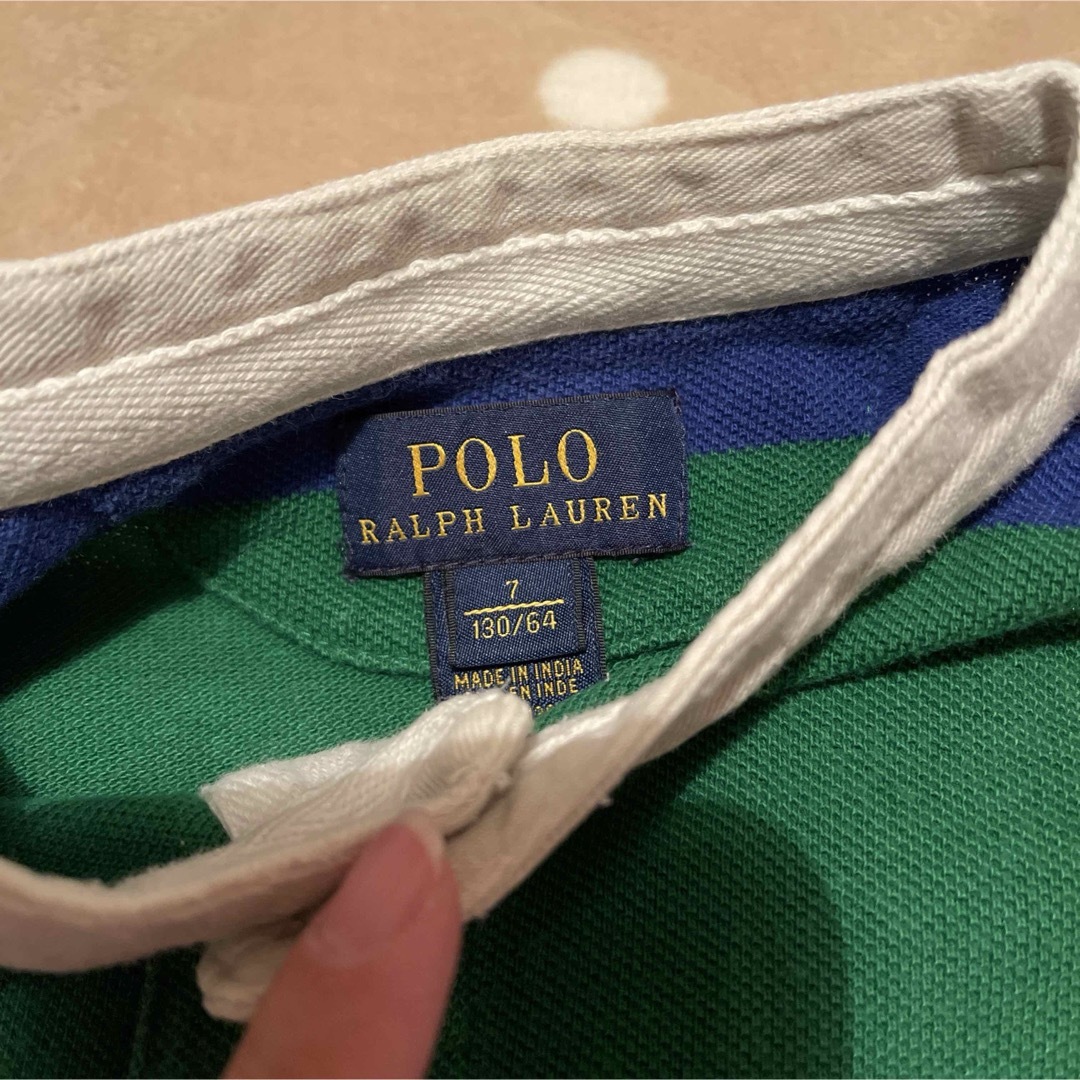 POLO RALPH LAUREN(ポロラルフローレン)のPOLO RALPH LAUREN ボーダーシャツ　130㎝ キッズ/ベビー/マタニティのキッズ服男の子用(90cm~)(Tシャツ/カットソー)の商品写真