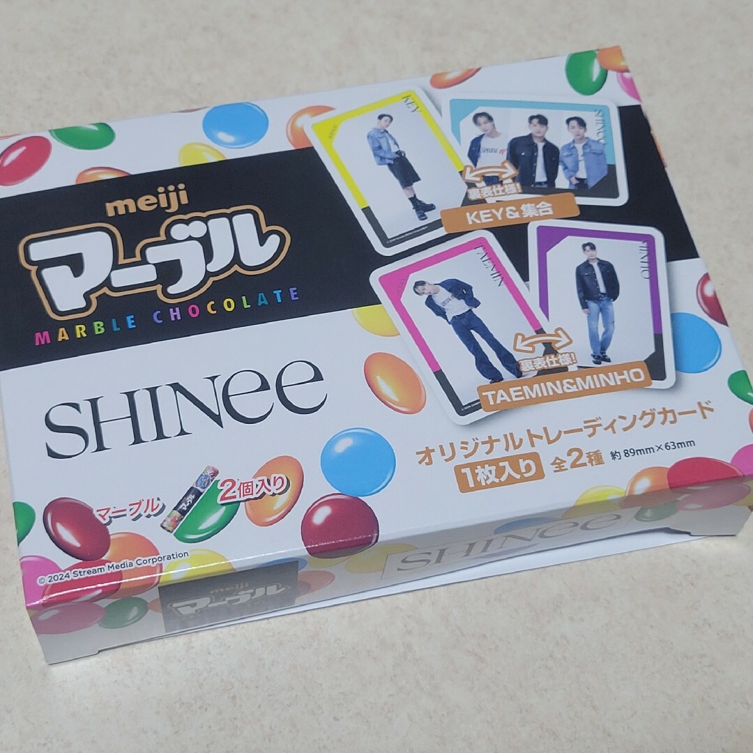 SHINee(シャイニー)のSHINee×ローソン マーブル箱&KEYトレカセット エンタメ/ホビーのタレントグッズ(アイドルグッズ)の商品写真