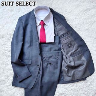 スーツカンパニー(THE SUIT COMPANY)のスーツセレクト セットアップスーツ ビジネススーツ ポリエステル ウール グレー(セットアップ)