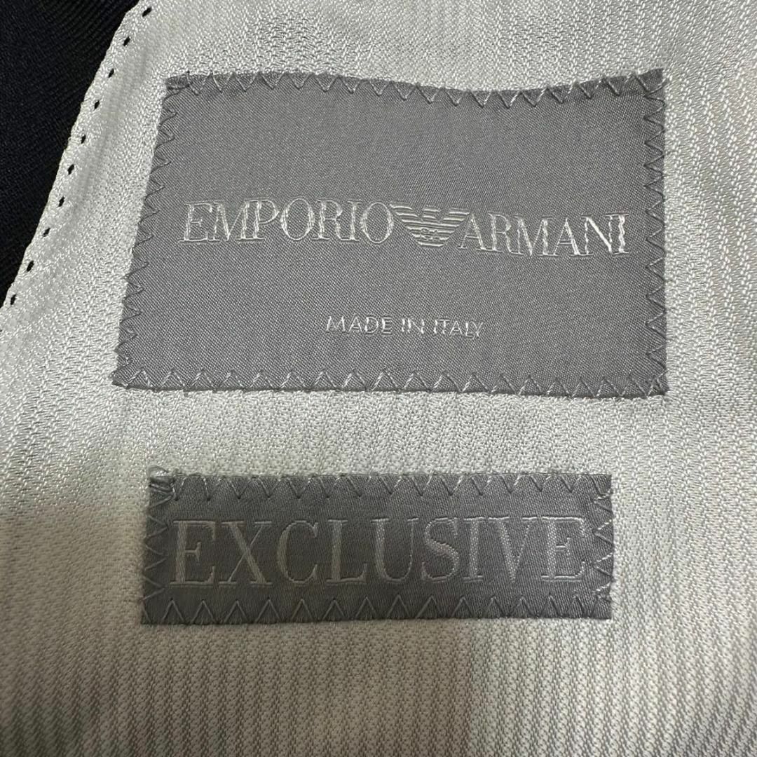 Emporio Armani(エンポリオアルマーニ)の美品/3XL-4XL●エンポリオアルマーニ EXCLUSIVE シングルスーツ メンズのスーツ(セットアップ)の商品写真