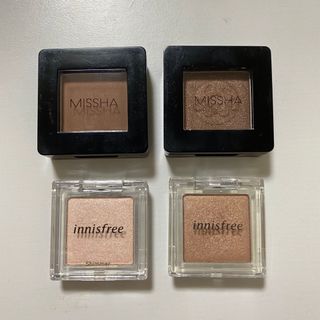 イニスフリー(Innisfree)の【韓国コスメ】innisfree MISSHA アイシャドウ4点セット(アイシャドウ)