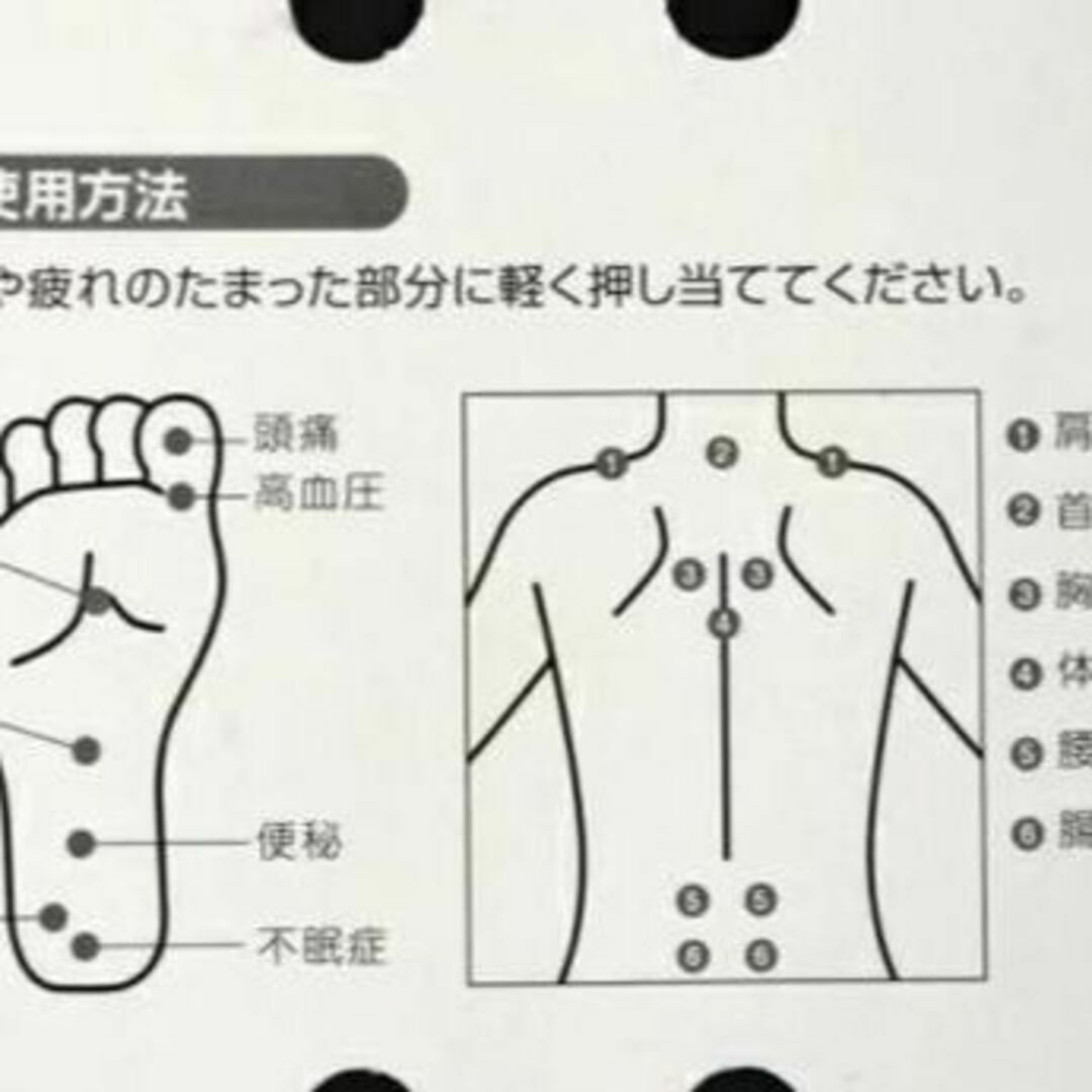 ツボ押し棒　指圧　マッサージ棒 足の裏マッサージ　むくみ取りにも コスメ/美容のボディケア(フットケア)の商品写真