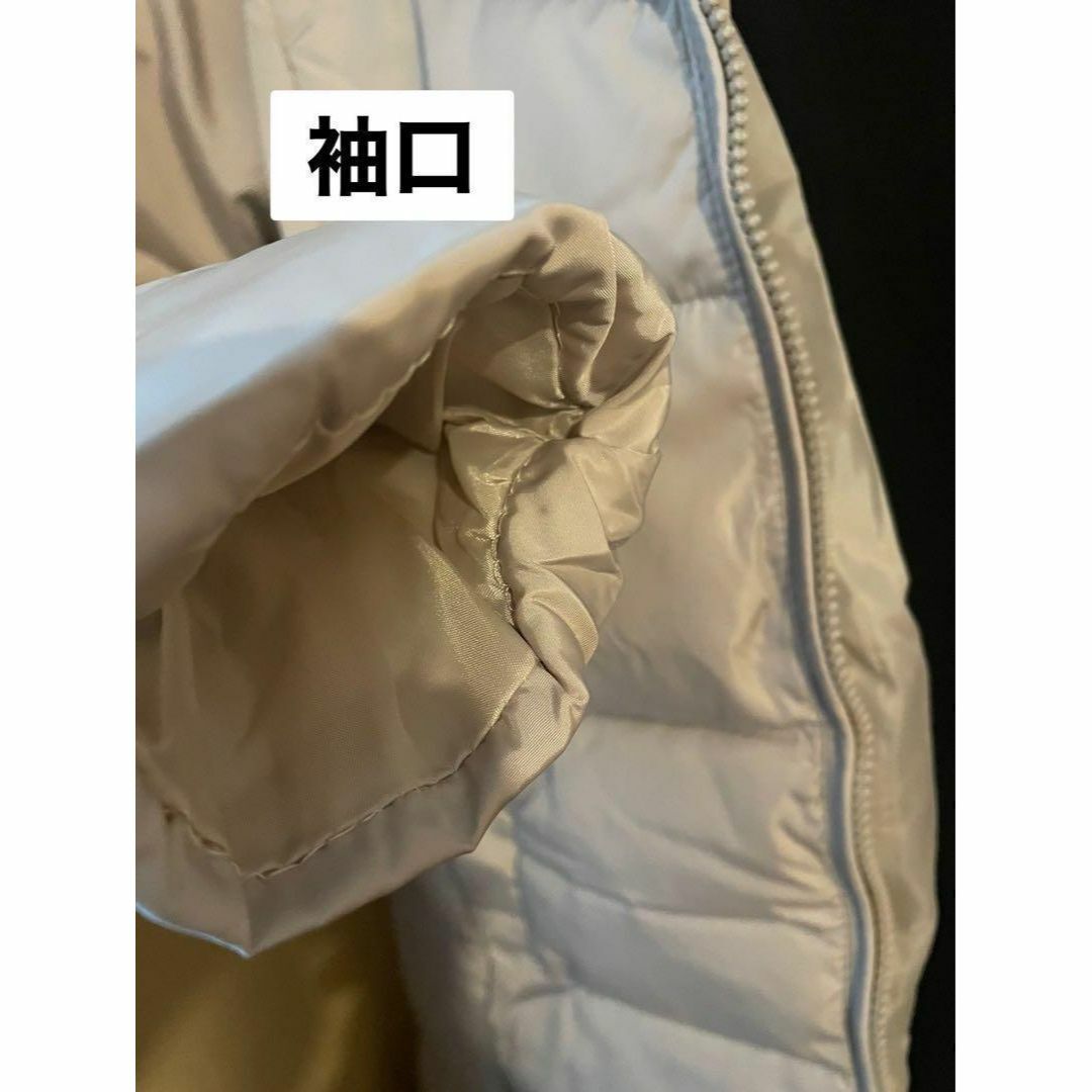 レディース　ロングコート　大きいサイズ　5L　クリーム色　シンプルコート韓国 レディースのジャケット/アウター(ロングコート)の商品写真