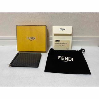 フェンディ(FENDI)のFENDIフェンディ　マネークリップ　ブラック(マネークリップ)