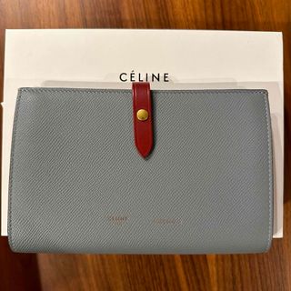 セリーヌ(celine)の【CELINE】美品　旧ロゴ　ストラップラージマルチファンクション(財布)