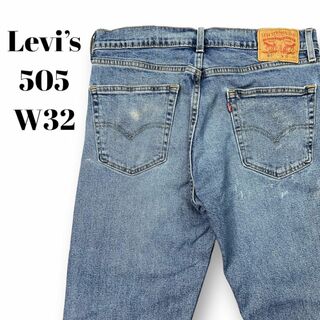 リーバイス(Levi's)のLevi's　505　デニムパンツ　ライトブルー　テーパード　古着　W32(デニム/ジーンズ)