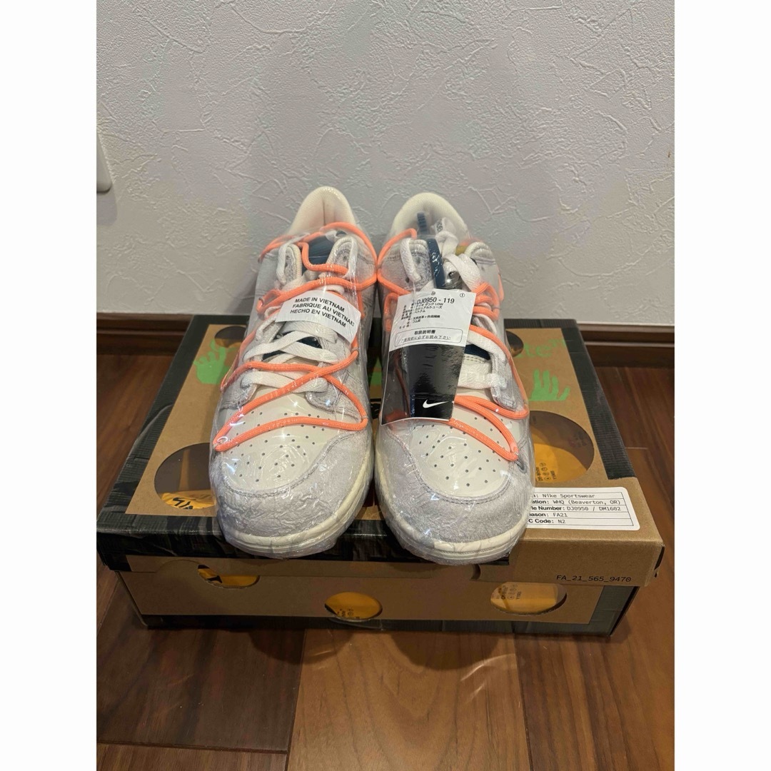 OFF-WHITE(オフホワイト)のOff-White × Nike Dunk Low 1 OF 50 "19"   メンズの靴/シューズ(スニーカー)の商品写真