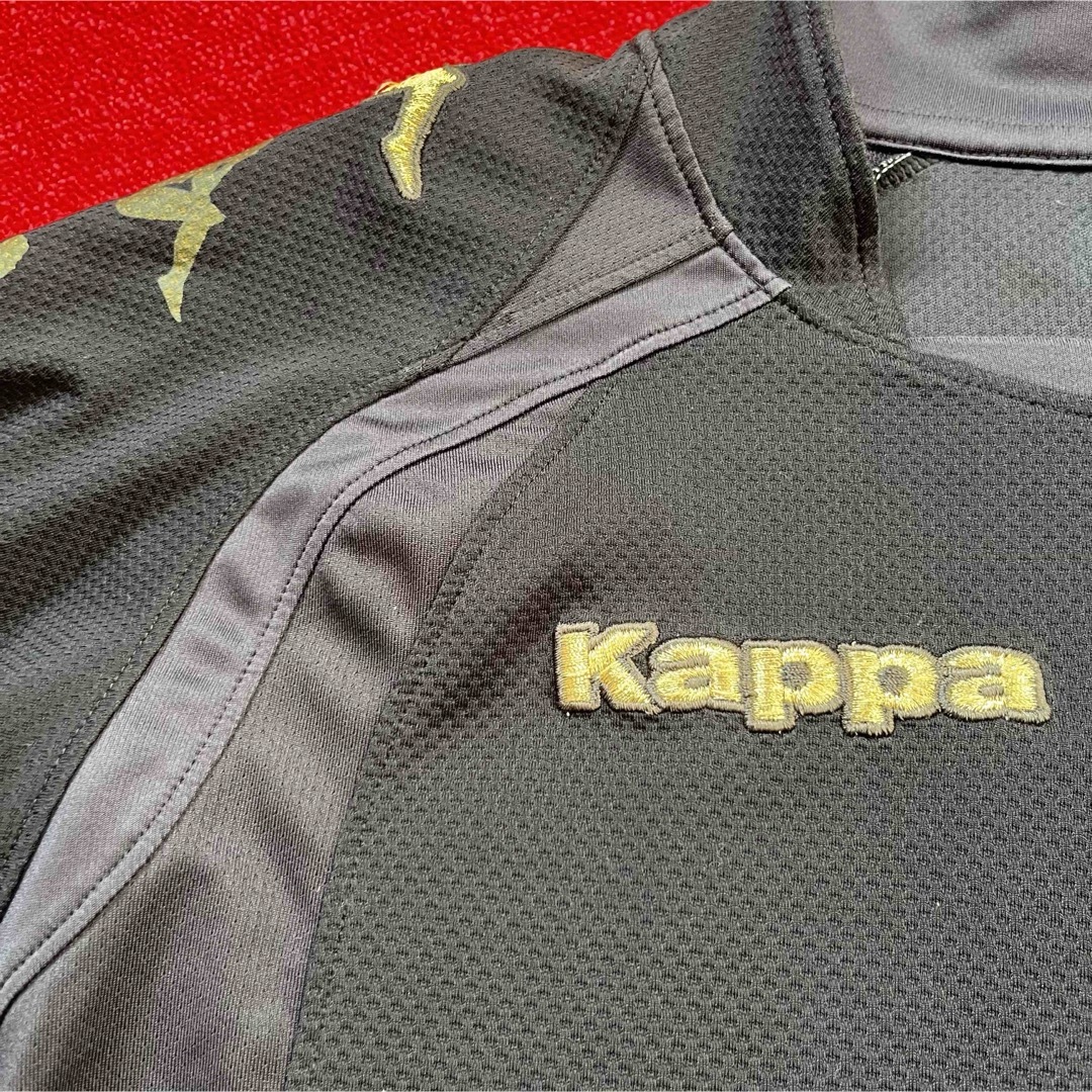 Kappa(カッパ)のbaiya kappa カッパ　メンズ　長袖　ロンティー　L 黒　ブラック メンズのトップス(Tシャツ/カットソー(七分/長袖))の商品写真