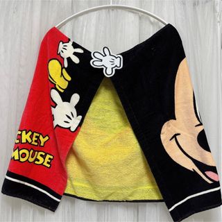 ディズニー(Disney)のミッキー フード付きタオル ディズニーランド購入品(タオルケット)