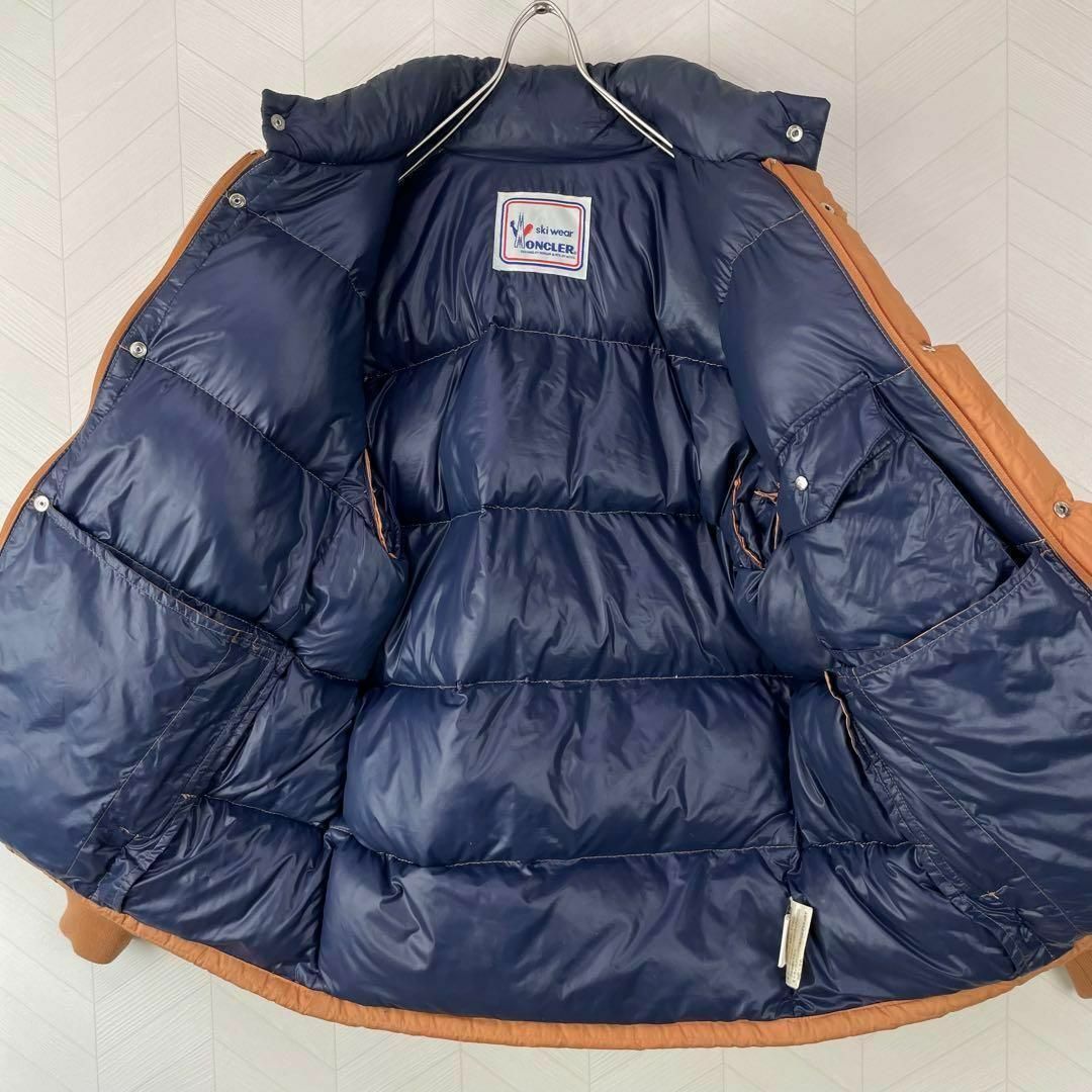 超激レア 80s OLD MONCLER ダウンジャケット ヴィンテージ 袖ロゴ