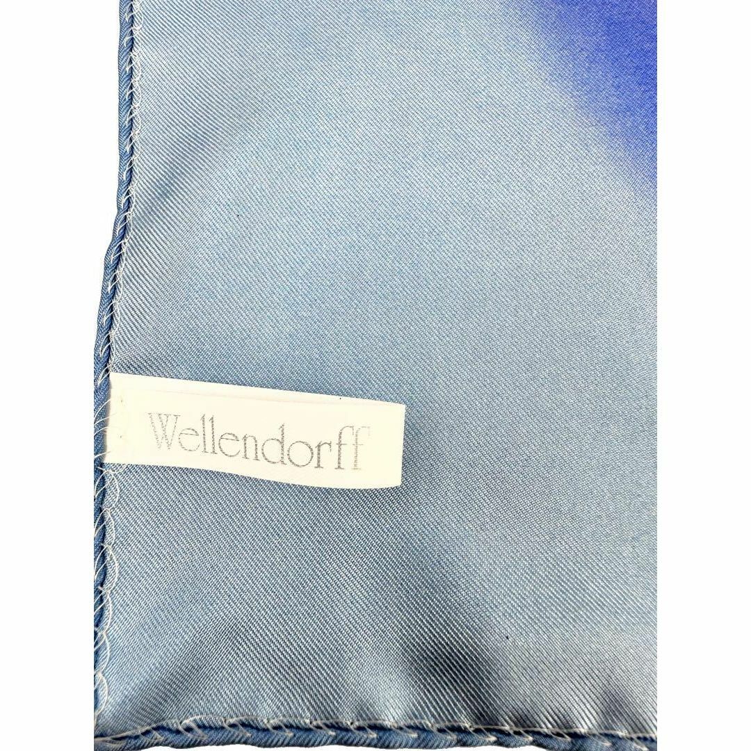 ウェレンドルフ グラデーション シルク 100% チーフ ポケットチーフ 箱付き レディースのファッション小物(ハンカチ)の商品写真
