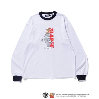 エクストララージ(XLARGE)のXLARGExTOM AND JERRY RINGER L/S TEE(Tシャツ/カットソー(半袖/袖なし))