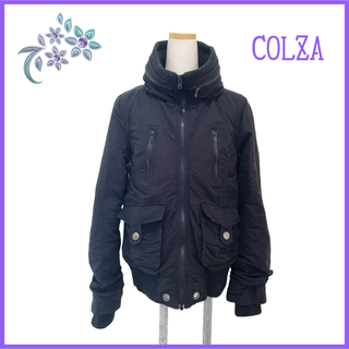 コルザ(COLZA)の【COLZA】ミリタリー ジャケット ブラック M ジャンパー ブルゾン(ミリタリージャケット)