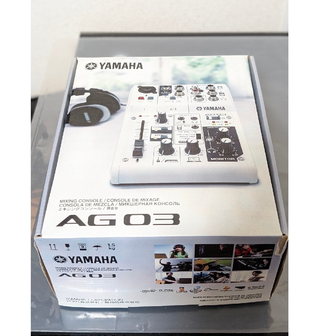 ヤマハ(ヤマハ)のYAMAHA ウェブキャスティングミキサー AG03 楽器のレコーディング/PA機器(ミキサー)の商品写真