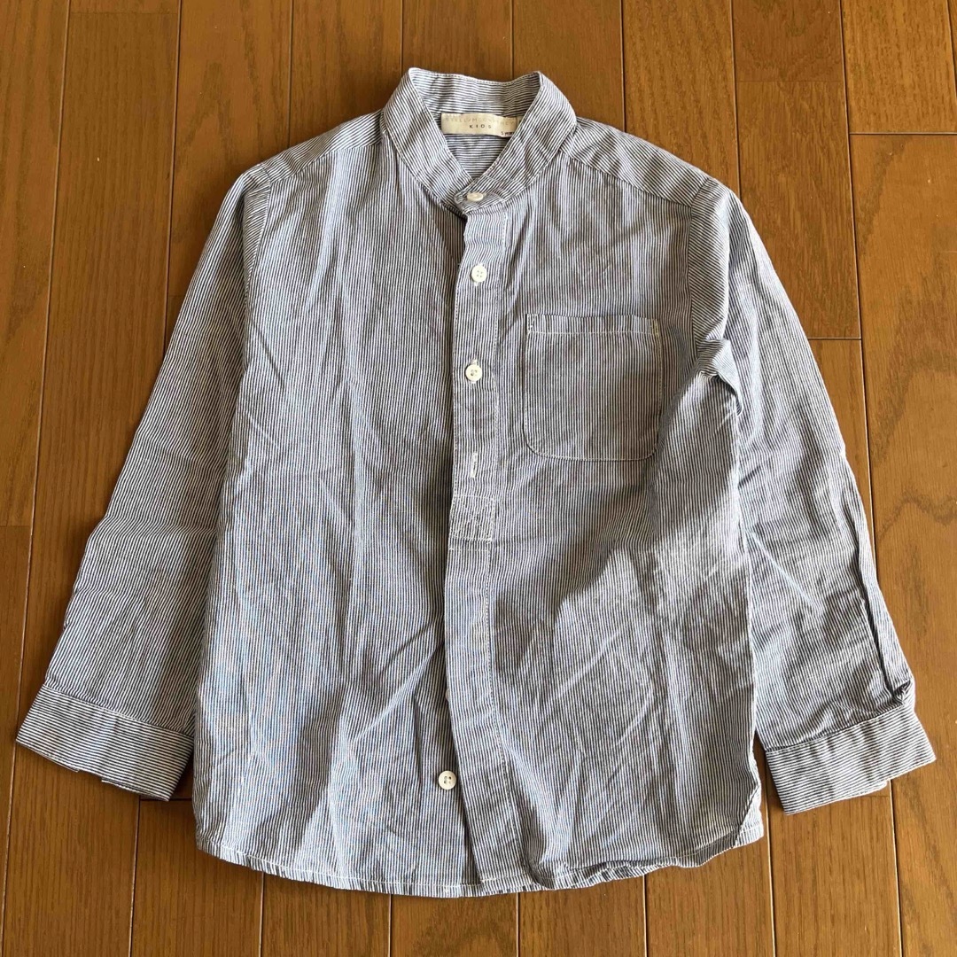 Stella McCartney(ステラマッカートニー)の◎165 STELLA McCARTNEY ストライプシャツ 110cm キッズ/ベビー/マタニティのキッズ服男の子用(90cm~)(Tシャツ/カットソー)の商品写真