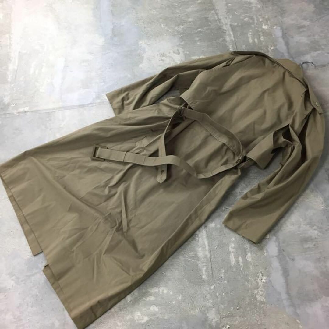 nobuo ikedaトレンチコート ベルト付き カーキ S メンズ メンズのジャケット/アウター(トレンチコート)の商品写真
