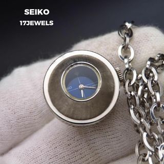 セイコー(SEIKO)のSEIKO 手巻きペンダントウォッチ 17JEWELS ビンテージ(腕時計)