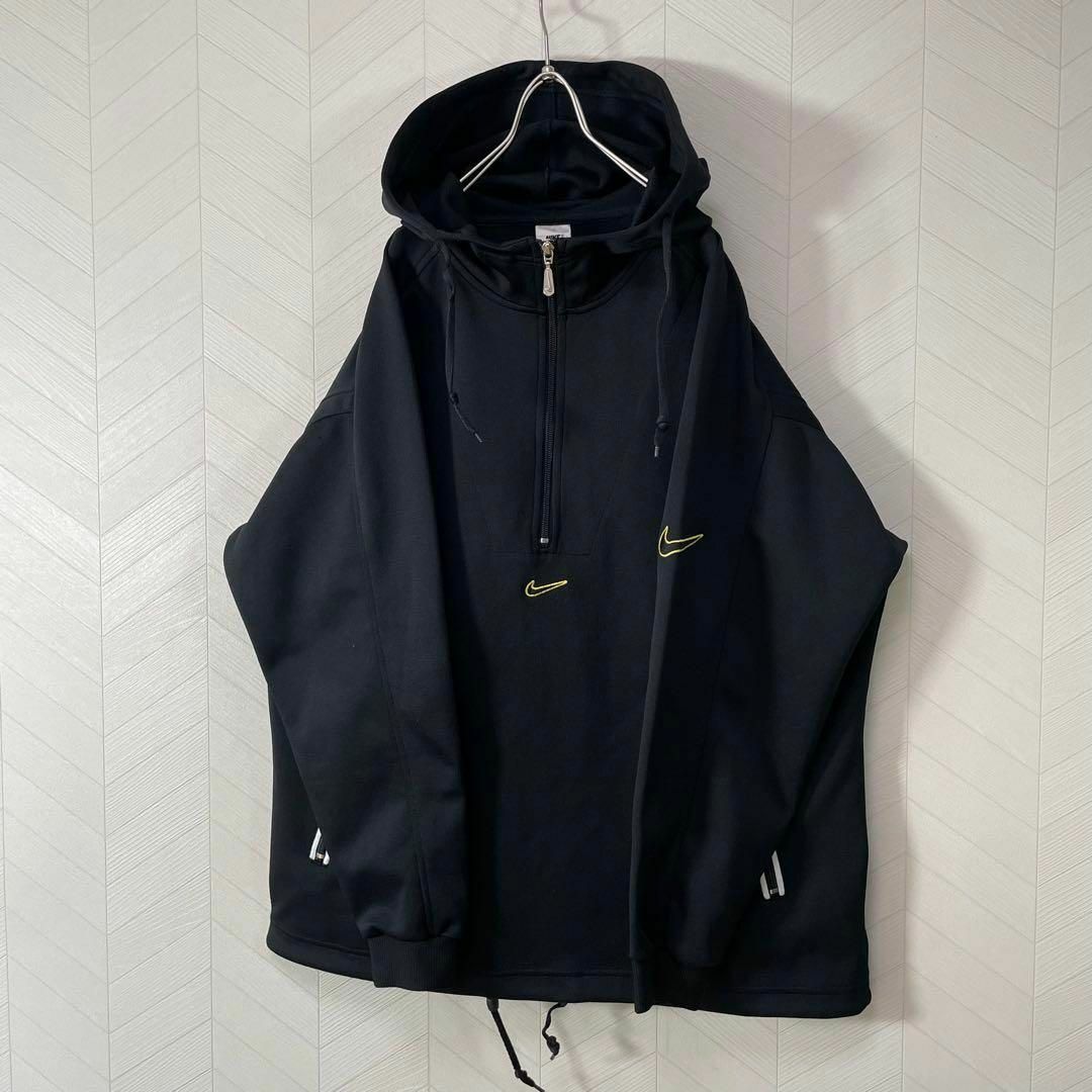 極美品 激レア 90s NIKE ハーフジップ プルオーバー フーディ パーカー