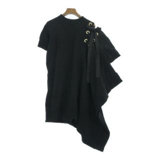 サカイ(sacai)のsacai サカイ ワンピース 1(S位) 黒 【古着】【中古】(ひざ丈ワンピース)