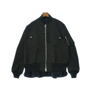 サカイ(sacai)のsacai サカイ ブルゾン 2(M位) 黒 【古着】【中古】(その他)